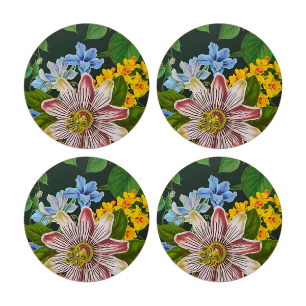 Creative Tops Set Of 4 Round Coasters - Floral