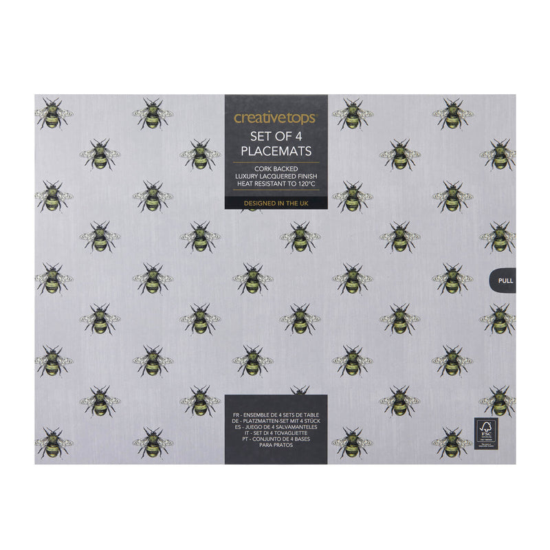 Creative Tops Set Of 4 Placemats - Bees