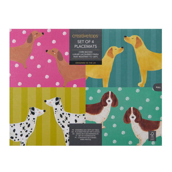 Creative Tops Set Of 4 Placemats - Dogs