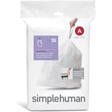 Simplehuman Code A Custom Fit Bin Liners - Pack of 30