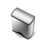 Simplehuman Fingerprint-Proof 46 Litre Kitchen Bin - Brushed Stainless Steel