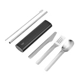 Chilly's 4-Piece Stainless Steel Cutlery Set - Abyss Black