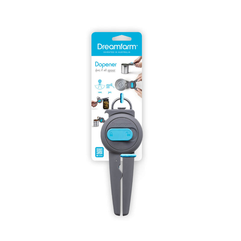 Dreamfarm Dopener 3-in-1 Can Opener - Grey