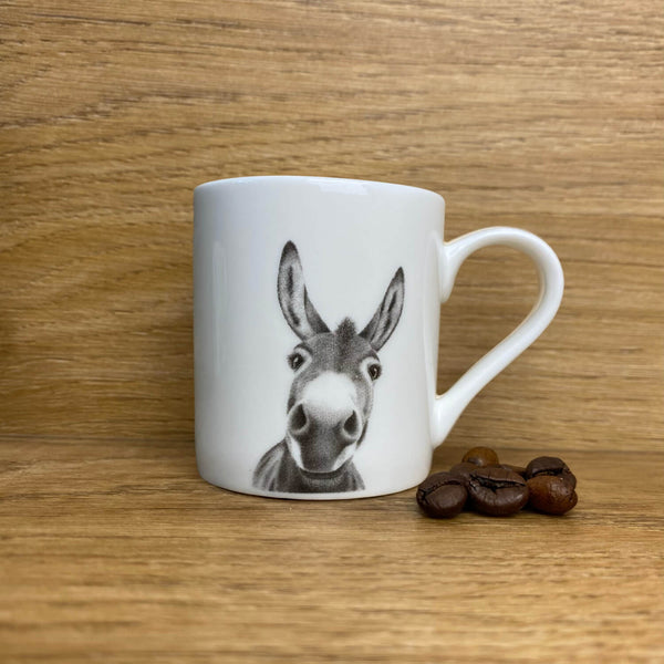 Katherine Sheard Fine China Espresso Mug - Doris Donkey