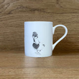 Katherine Sheard Fine China 380ml Mug - Duke Duck