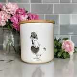 Katherine Sheard Fine China Storage Jar - Duke Duck