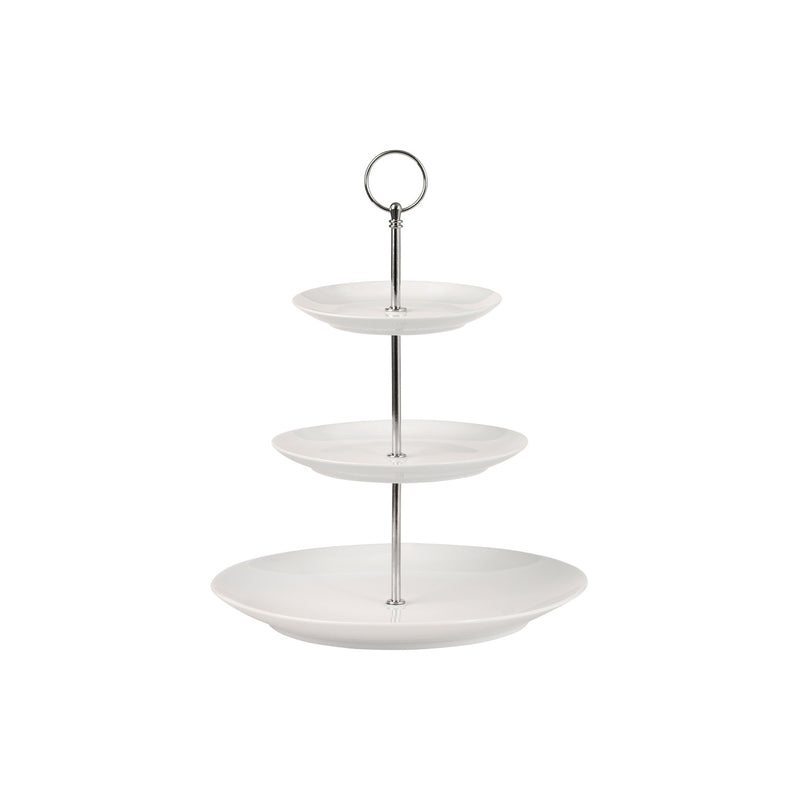 Maxwell & Williams White Basics 3-Tier Cake Stand