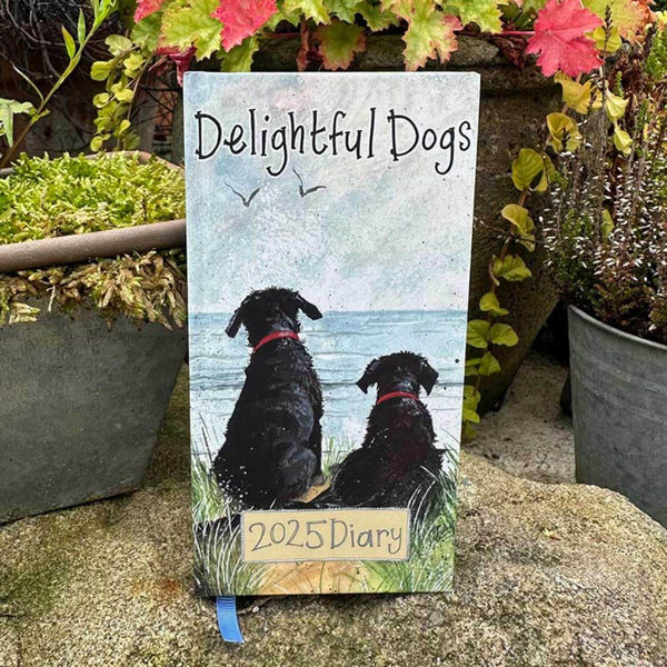 Alex Clark 2025 Pocket Diary - Delightful Dogs