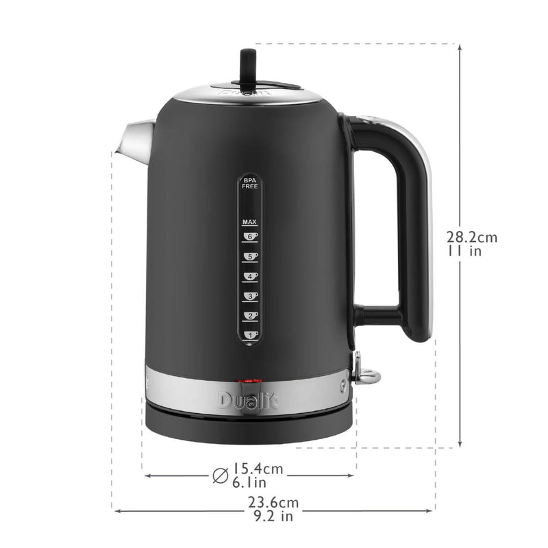 Dualit Classic 72785 1.7 Litre Cordless Kettle - Matt Black