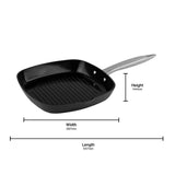 Zyliss Ultimate Pro 26cm Ceramic Non-Stick Square Grill Pan