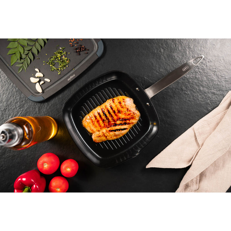 Zyliss Ultimate Pro 26cm Ceramic Non-Stick Square Grill Pan