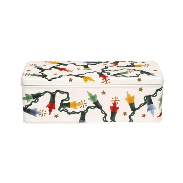 Emma Bridgewater Christmas Long Deep Rectangular Tin - Fairy Lights