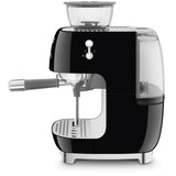 Smeg 50s Style Retro EGF03 Bean-to-Cup Espresso Coffee Machine - Black