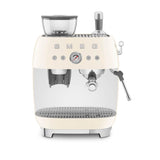 Smeg 50s Style Retro EGF03 Bean-to-Cup Espresso Coffee Machine - Cream