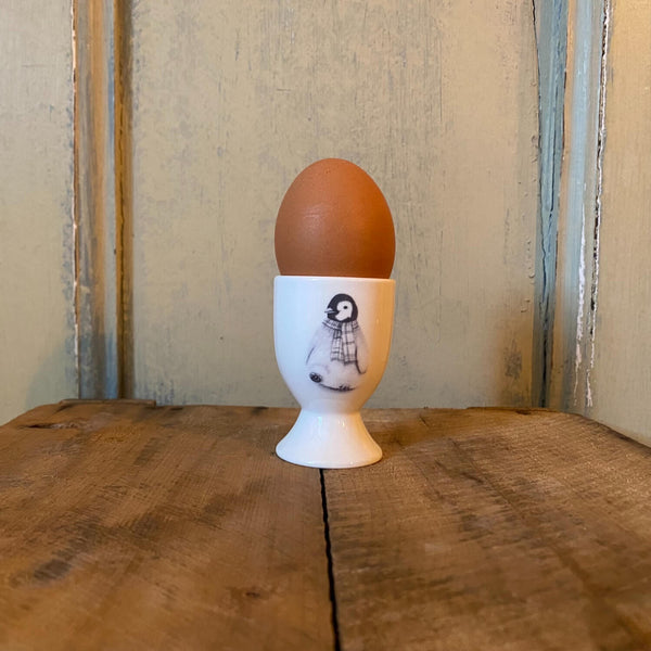 Katherine Sheard Fine China Egg Cup - Peggy Penguin