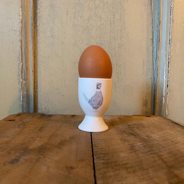 Katherine Sheard Fine China Egg Cup - Perry Pheasant