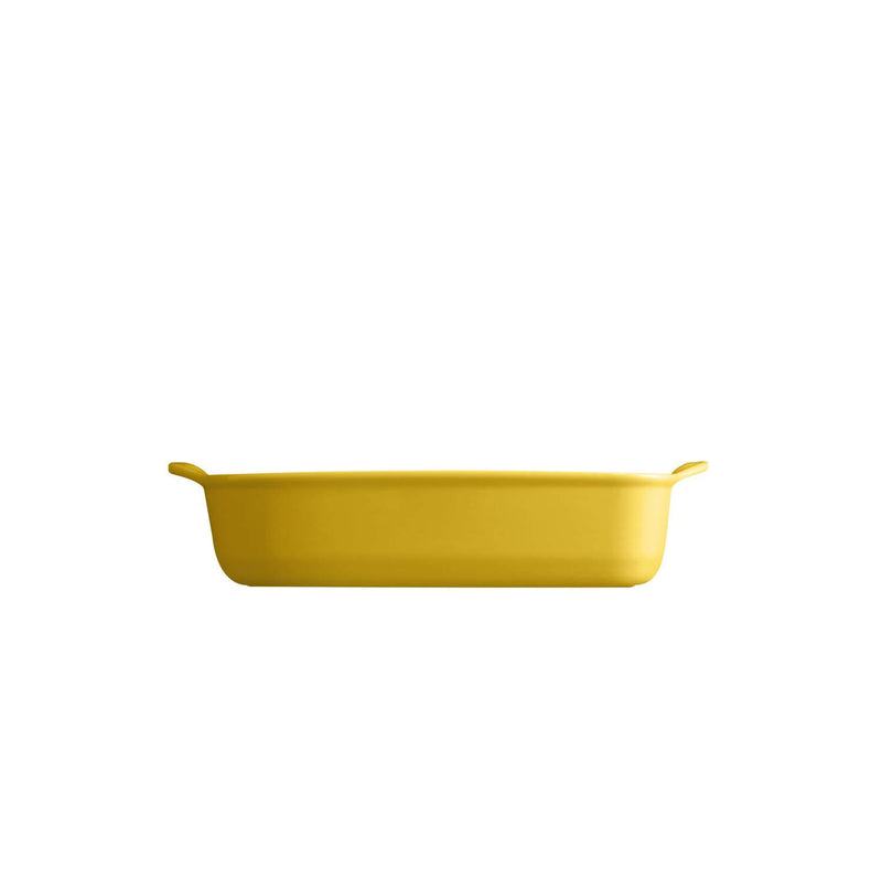 Emile Henry 29cm Small Rectangular Earthenware Dish - Provence Yellow