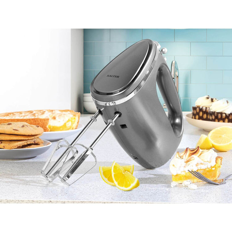 Buy Salter  EK4249 Cosmos Electric 300W Hand Mixer Whisk - Gun Metal –  Potters Cookshop