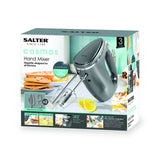 Salter EK4249 Cosmos Electric 300W Hand Mixer Whisk - Gun Metal