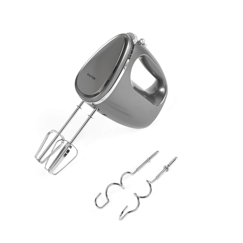 Salter EK4249 Cosmos Electric 300W Hand Mixer Whisk - Gun Metal