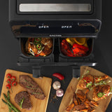 Salter EK5196GW Dual-View Pro 7.6 Litre DoubleDrawer Air Fryer - Black