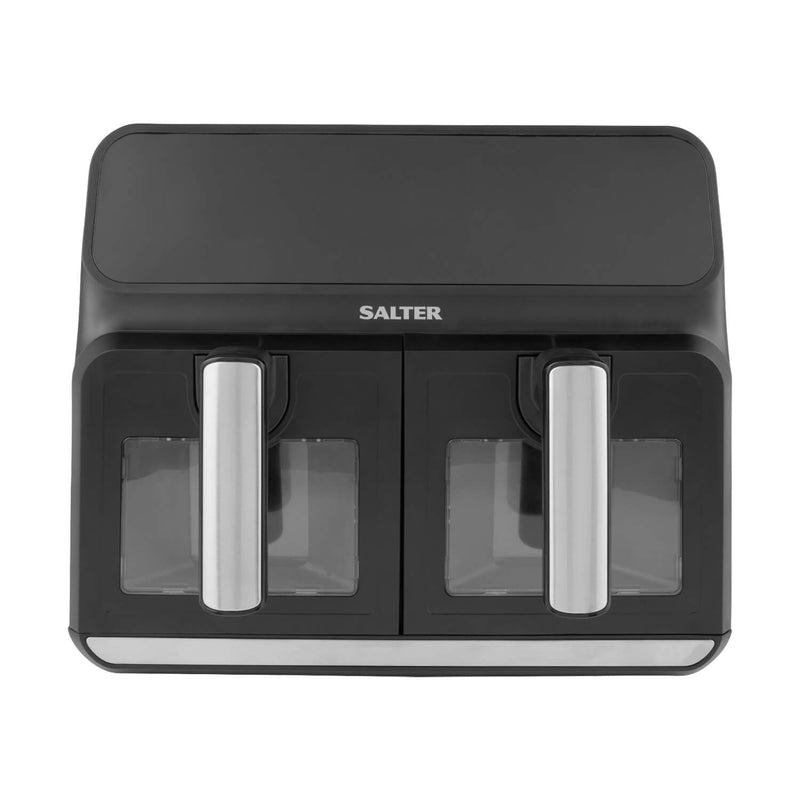 Salter EK5196GW Dual-View Pro 7.6 Litre DoubleDrawer Air Fryer - Black