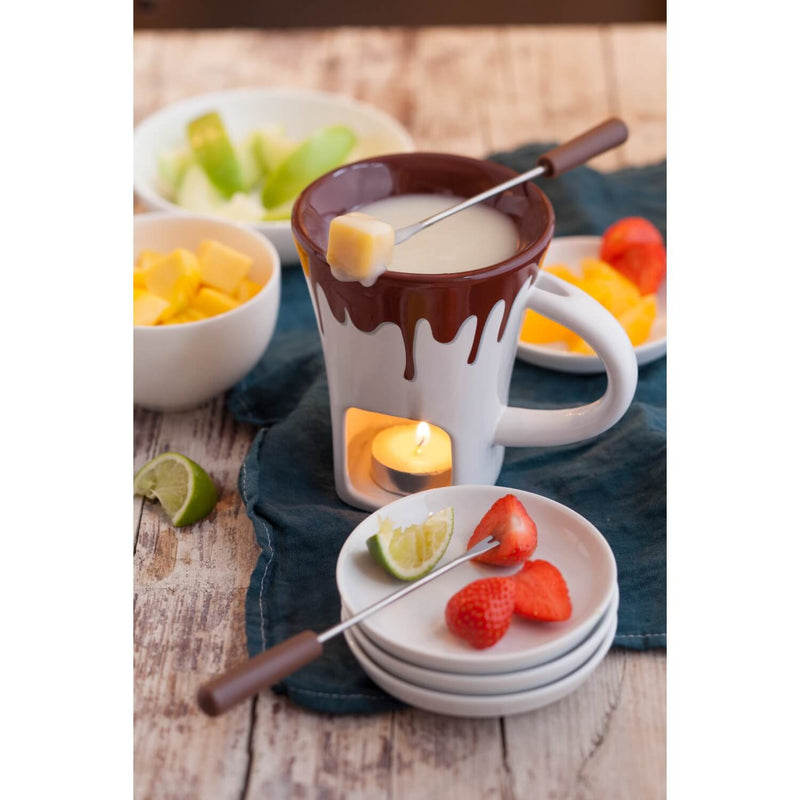 Swissmar Nostalgia Chocolate Fondue Mug Set