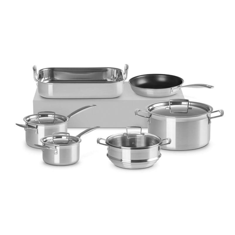 Le Creuset 3-Ply Stainless Steel 6-Piece Cookware Set