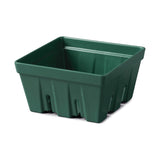 Zeal 12cm Melamine Berry Box & Colander - Forest Green