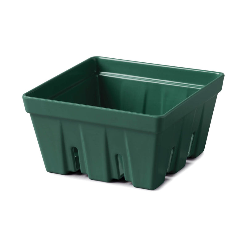 Zeal 12cm Melamine Berry Box & Colander - Forest Green