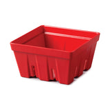 Zeal 12cm Melamine Berry Box & Colander - Red