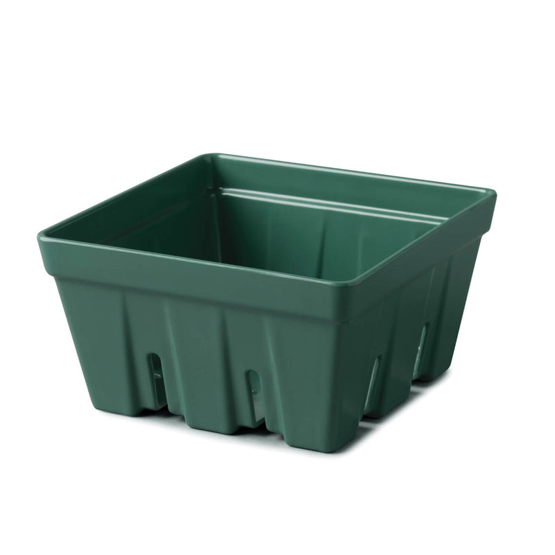 Zeal 15cm Melamine Berry Box & Colander - Forest Green