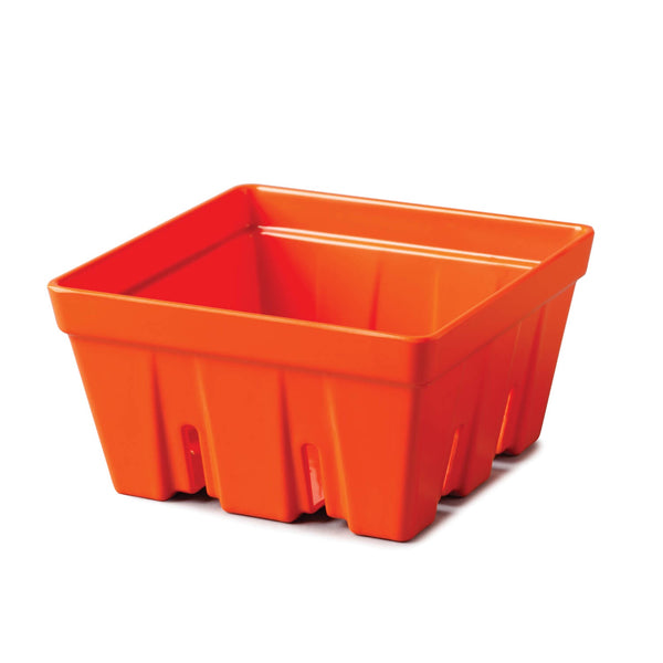 Zeal 15cm Melamine Berry Box & Colander - Neon Orange