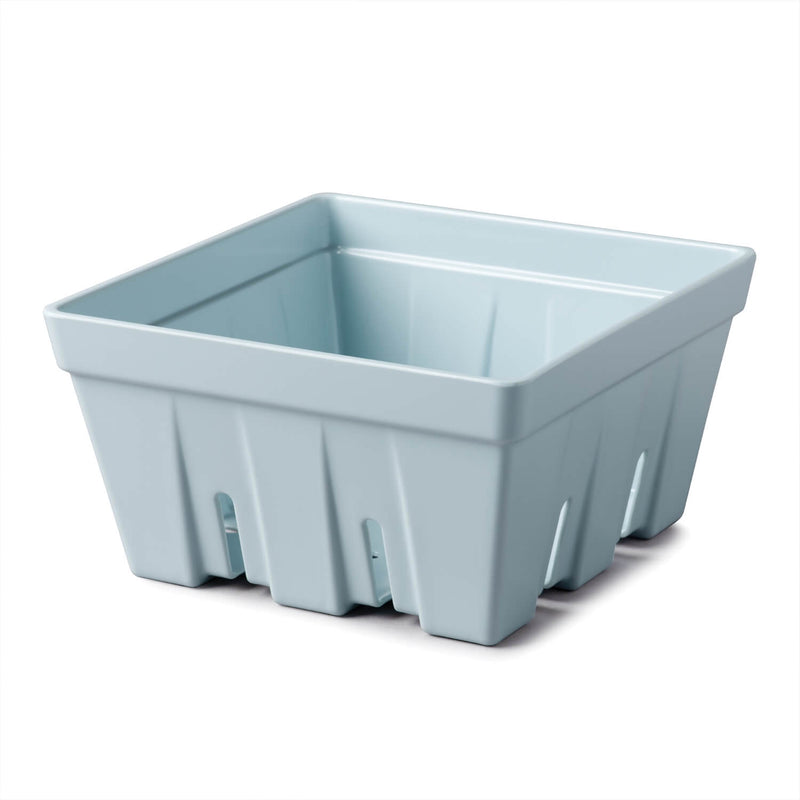 Zeal 19cm Melamine Berry Box & Colander - Duck Egg Blue