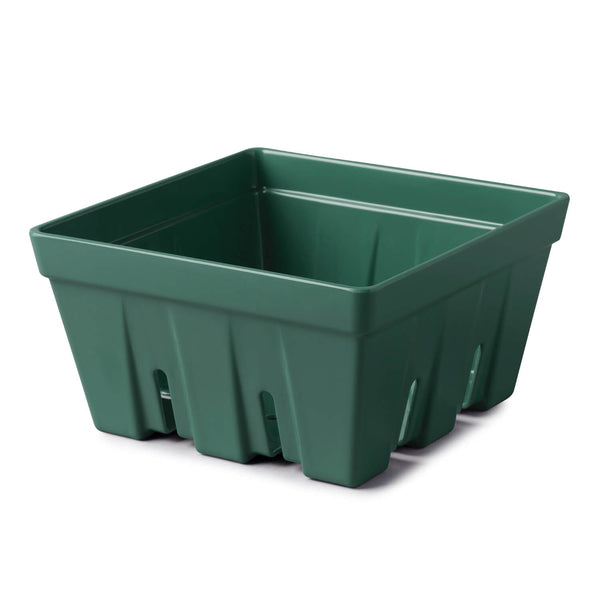 Zeal 19cm Melamine Berry Box & Colander - Forest Green