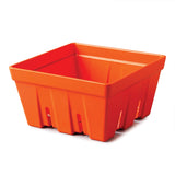 Zeal 19cm Melamine Berry Box & Colander - Neon Orange