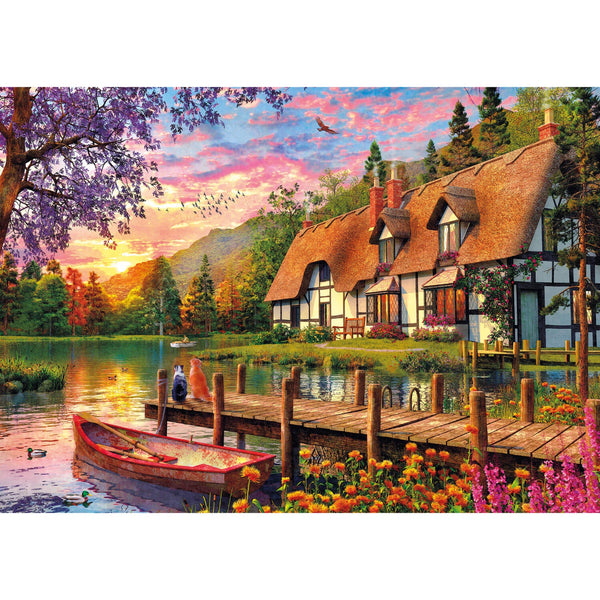 Gibsons 500 Piece Jigsaw Puzzle - Waiting For Supper