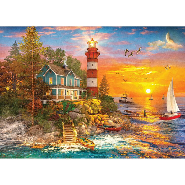 Gibsons 500 Piece Jigsaw Puzzle - Lighthouse Island