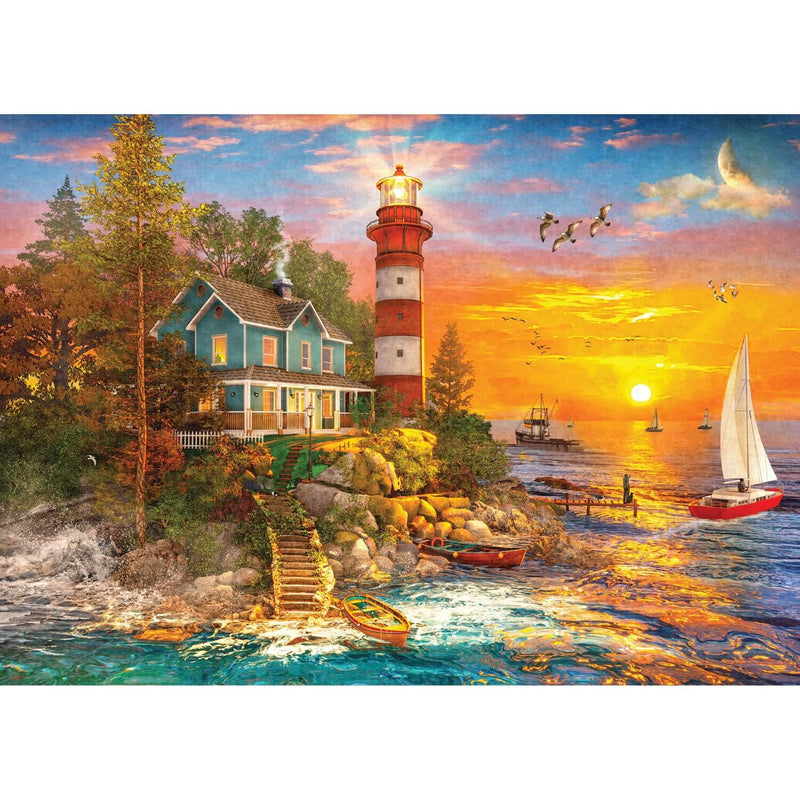 Gibsons 500 Piece Jigsaw Puzzle - Lighthouse Island