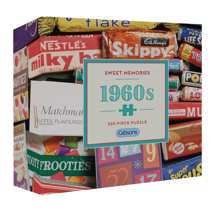 Gibsons 500 Piece Jigsaw Puzzle - Sweet Memories Of The 1960s