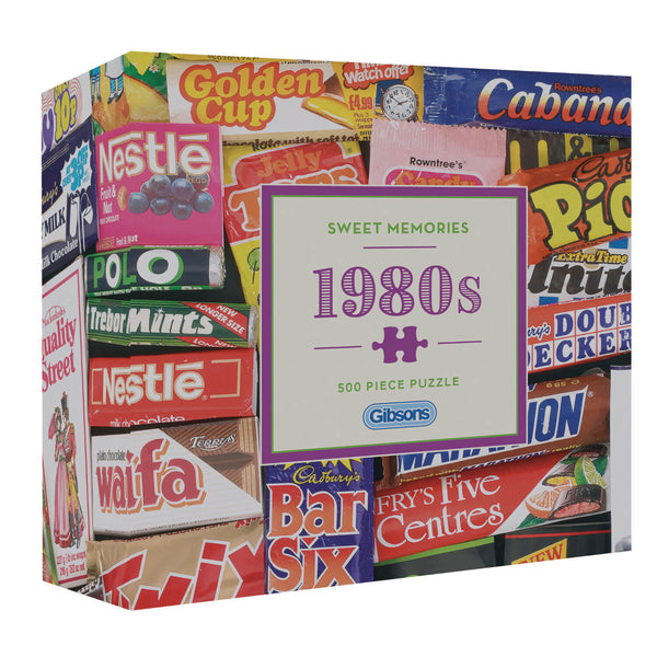 Gibsons 500 Piece Jigsaw Puzzle - Sweet Memories Of The 1980s