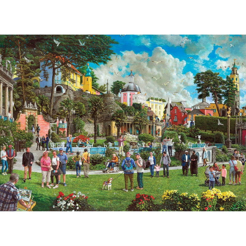 Gibsons 1000 Piece Jigsaw Puzzle - Portmeirion