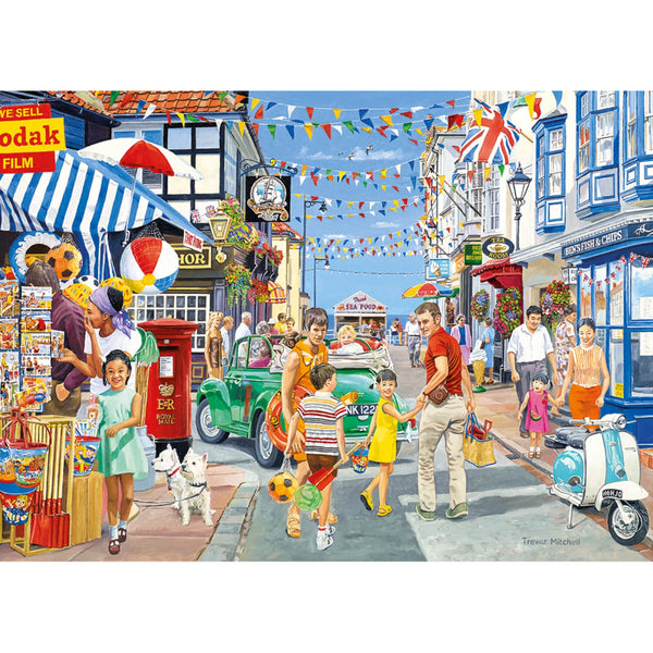 Gibsons 1000 Piece Jigsaw Puzzle - Heading For The Beach