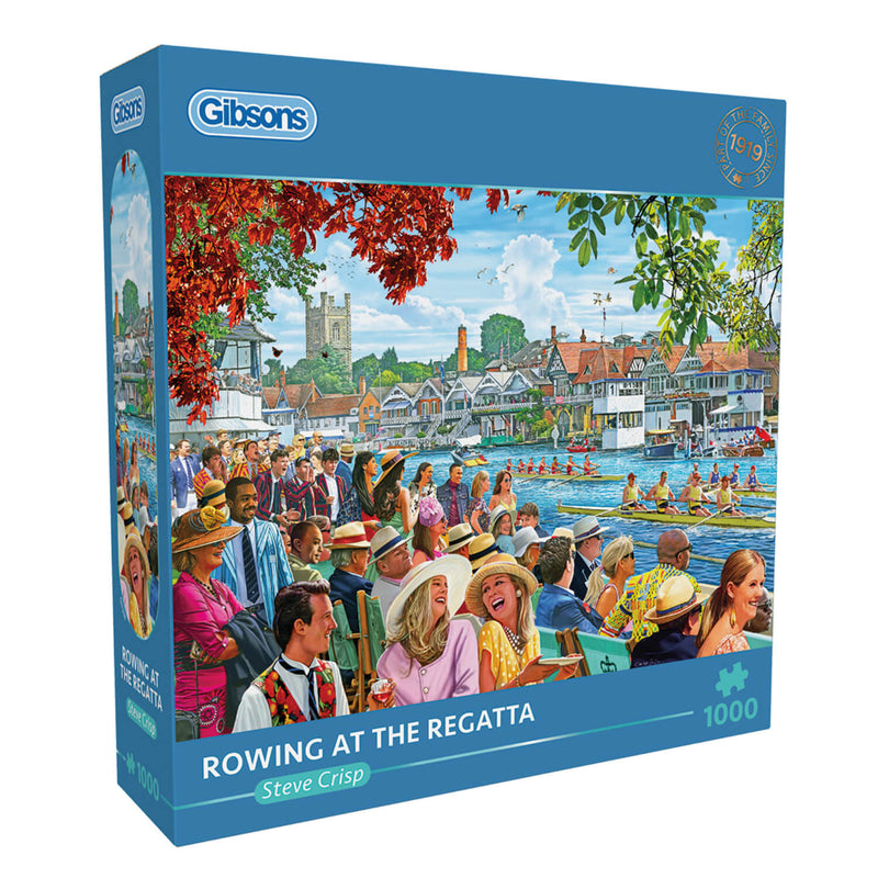 Gibsons 1000 Piece Jigsaw Puzzle - Rowing At The Regatta