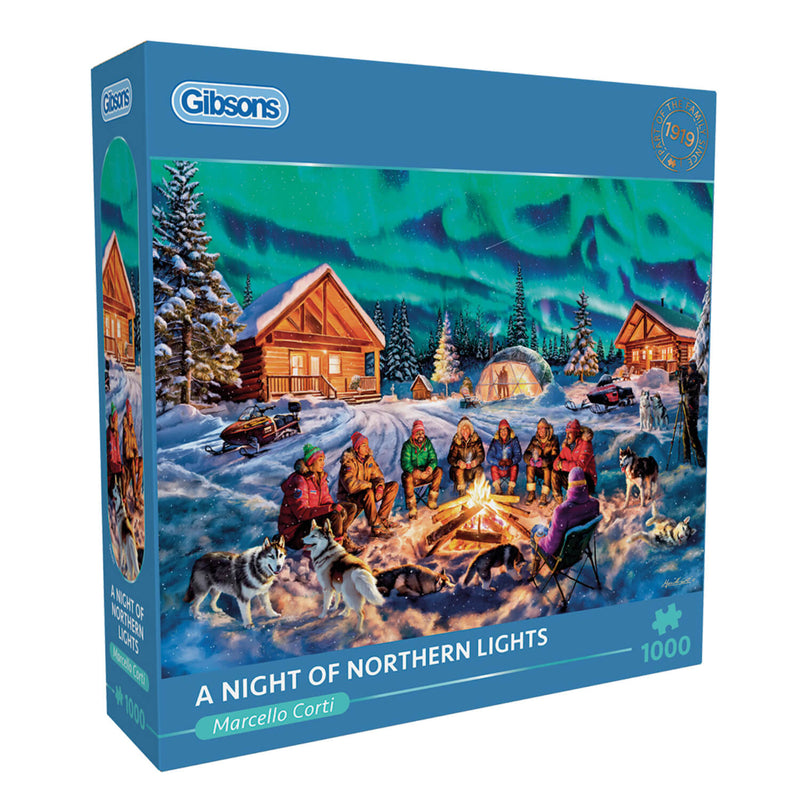 Gibsons 1000 Piece Jigsaw Puzzle - A Night Of Northern Lights