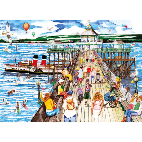 Gibsons 1000 Piece Jigsaw Puzzle - Clevedon Pier