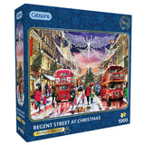 Gibsons 1000 Piece Jigsaw Puzzle - Regent Street At Christmas