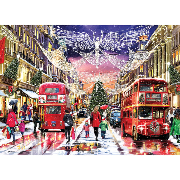 Gibsons 1000 Piece Jigsaw Puzzle - Regent Street At Christmas