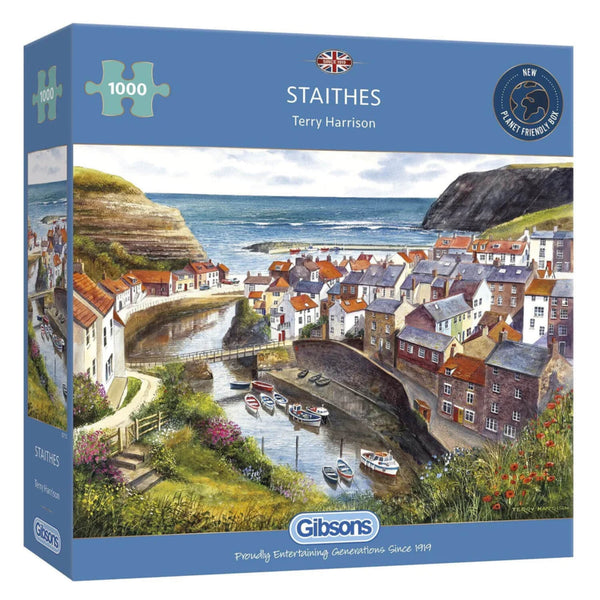 Gibsons 1000 Piece Jigsaw Puzzle - Staithes