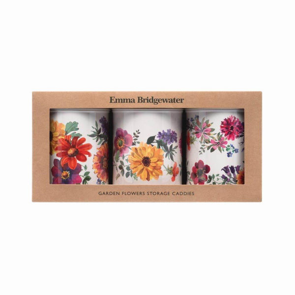 Emma Bridgewater Set of 3 Round Caddies - Garden Flowers